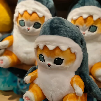 Hot Sale Genuine Yoyo Japanese Style Cute Mofusand Plushie Shark Cat Series Soft Stuff Hanging Keychain Pendant Gifts For Friend