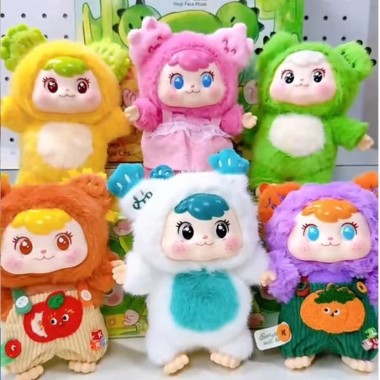 AJIOO Plant Sprites Series Blind Box Cute Plush Vinyl Handmade Model Kawaii Cartoon Figures Desk Decorations Pendant  Toys Gift