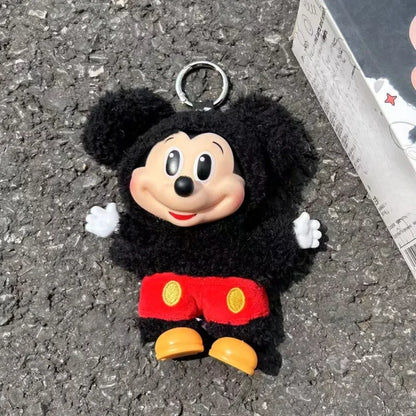 Mickey Family collection Children's Gift Mini Mickey Mouse family Cute Keychain Series Gift