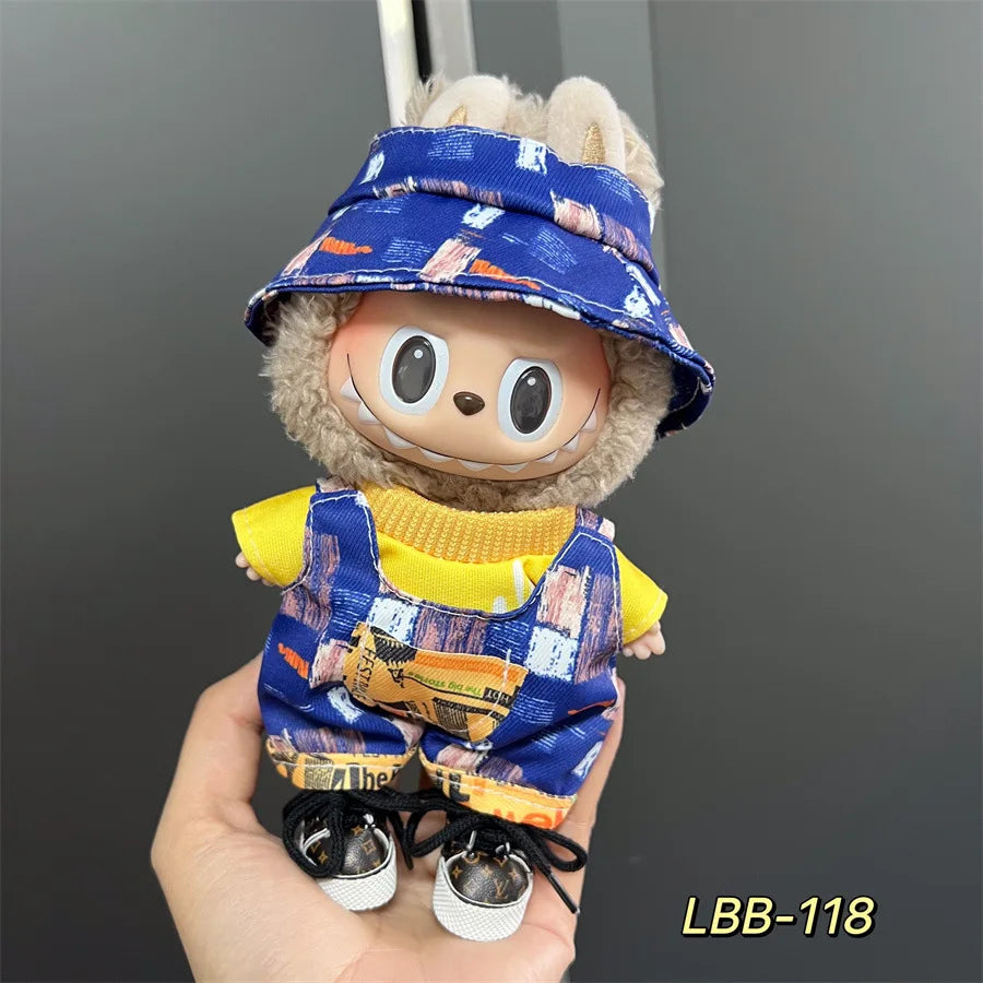 V1 V2 V3 NEW ミニドール服セット アクセサリー 韓国Kpop Exo 17cm Labubu アイドル クール ハンサム 衣装 ギフト