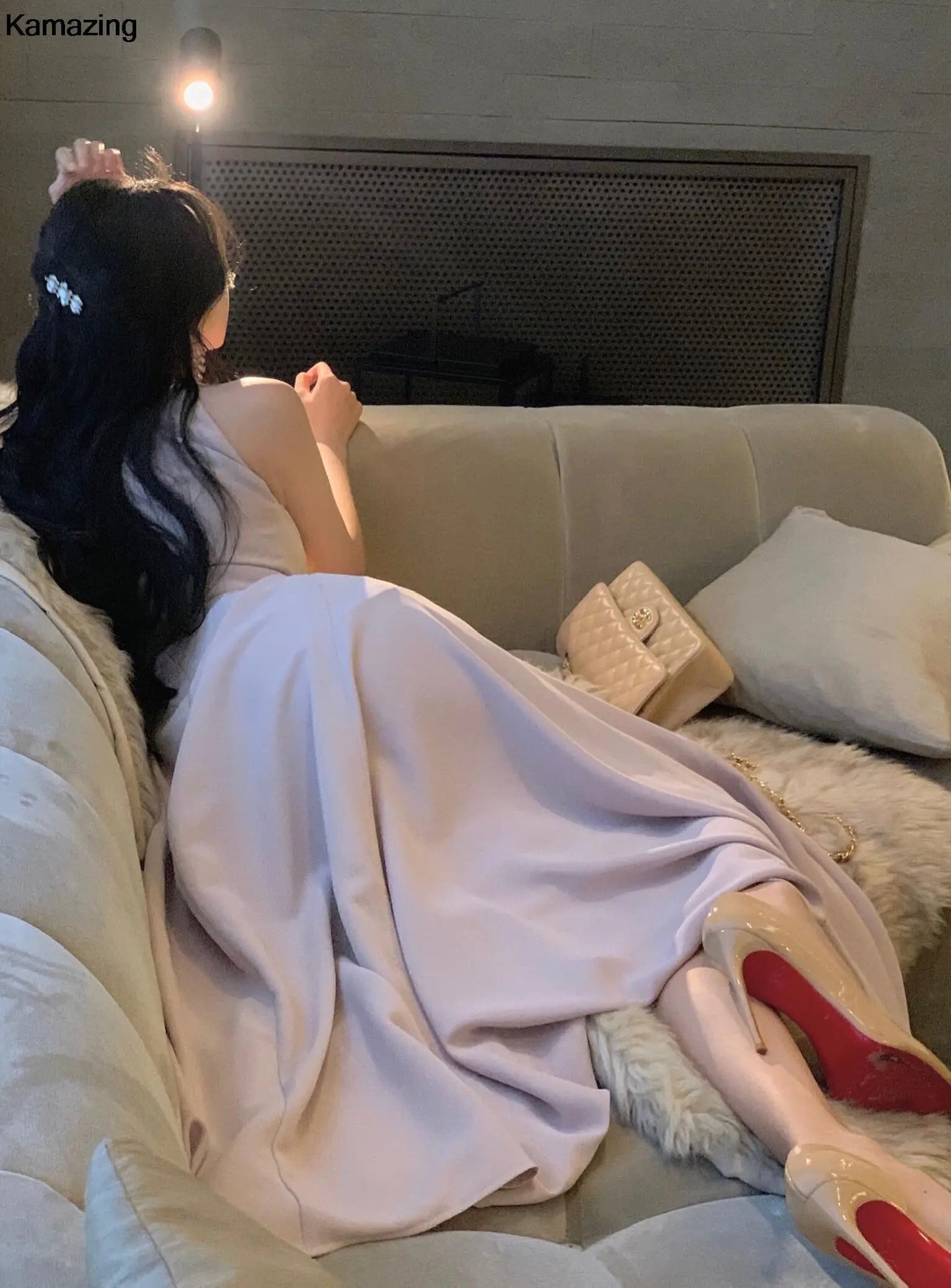 French Romantic A-line Party Dresses Women Elegant Sleeveless Birthday Graduation Midi Dress Summer New Fashion Mujers Robe