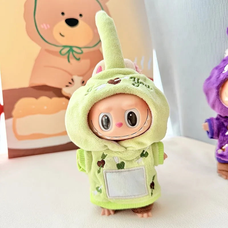 Labubu ドール服 ペンギン サメ ハチ 恐竜 ワンジー - 17cm プーリップ ブライス OB11 BJD用 かわいい動物ジャンプスーツ