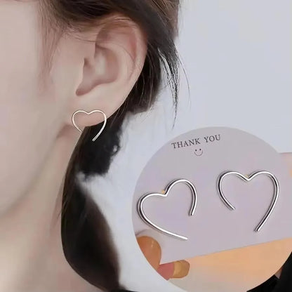 925 Silver Needle Korean Fashion Zircon Geometric Earrings For Women Jewelry 2025 Trending Luxury Crystal Cross Stud Earrings