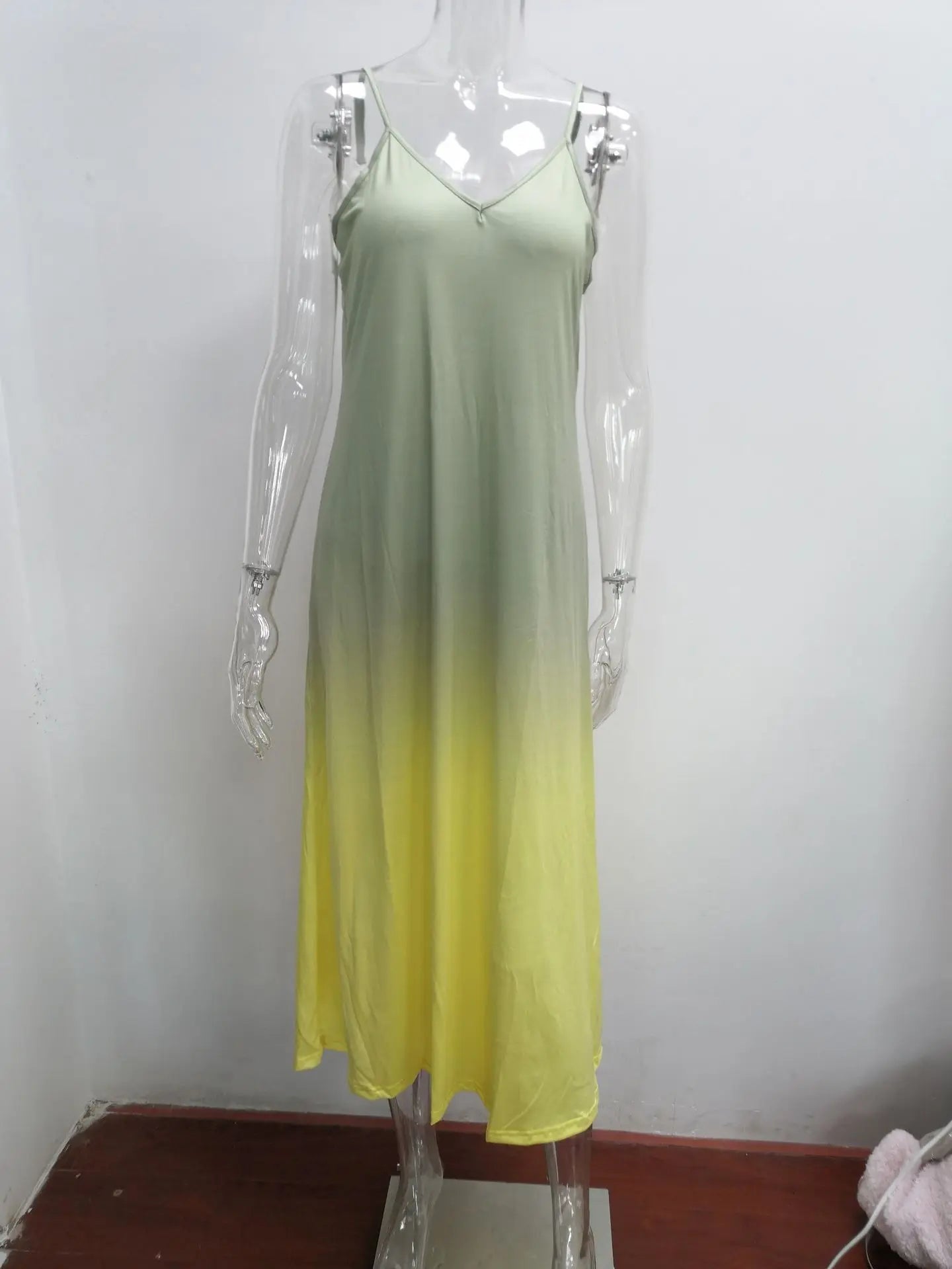Plus Size 4XL 5XL Women's Summer Casual Loose Strap Dress Sexy Beach Boho Maxi Dress Large Size Long Dresses Female Robe Femme