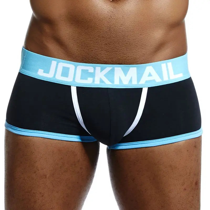 Men's Panties Jockstraps Men Underwear Gay Thong Man Boxer Shorts Underpants Slip Sexy Cotton Pouch Cuecas Gay Thongs G String