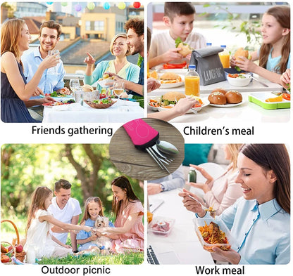 Portable Tableware Bag Cutlery Storage Bag Travel Packaging Storage Box Picnic Fork Spoon Knife Pouch Bag (Without Tableware)