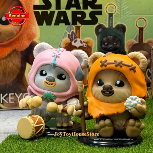 Genuine Star Wars Ewok Man Cosbi Mini Blind Box New Trendy Toys Q-Version Doll Collect Model Figures Mystery Box Surprise Gift
