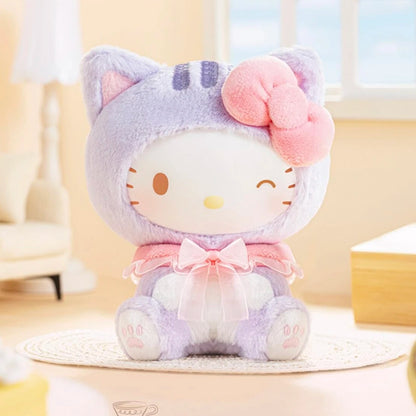 Genuine Play With Kittens Series Blind Box Hellokitty Kuromi Melody Mystery Box Anime Figure Pendant Collection Kid Custom Gift