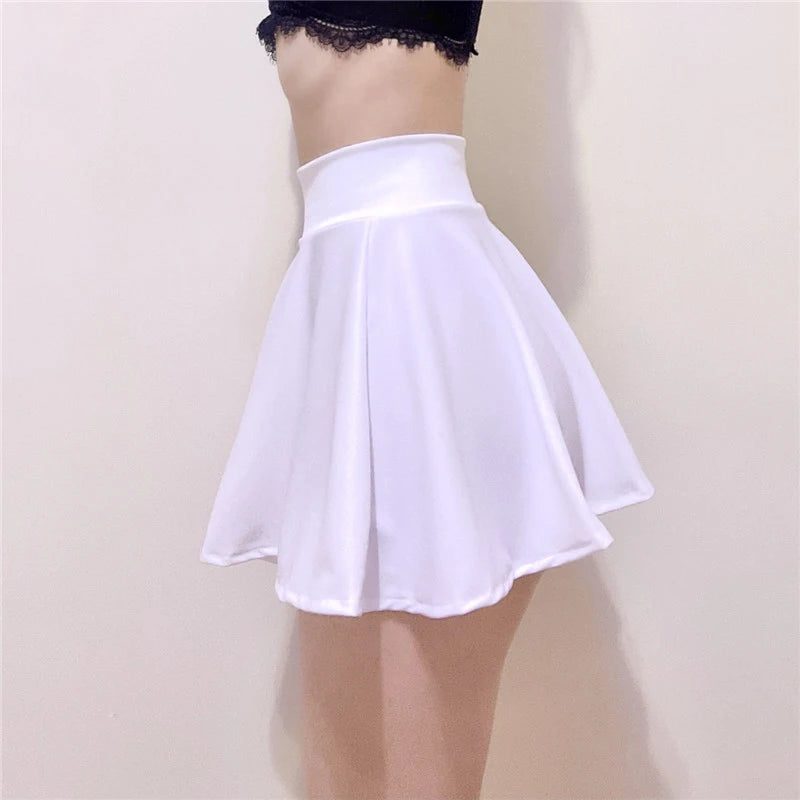 Fashion Sexy Mini Skirt Summer Women Skirts High Waist Pleated Skirt For Girl Korean Tennis Skirts Sexy Lady All-match Clothing
