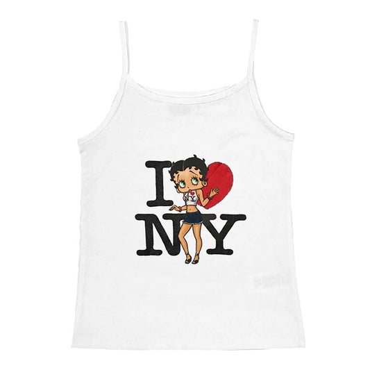 Gothic Letter Print Tank Top Sleeveless Vintage Fairycore Sexy Camisole Women Corset Punk Grunge Y2k Clothes Crop Tops Emo Girls