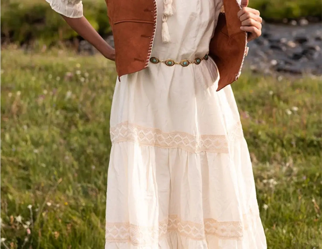 Fashion Women's Brown Button Vest Waistcoat