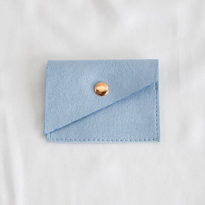 100Pcs Luxury Dark Green Microfiber Gold Snap Bag Envelope Button Purse Pouch For Ring Earrings Headset Coin Soap Gift Organizer