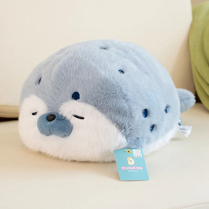 高品質 本物 かわいい 漫画 海の生き物 カワウソ ぬいぐるみ 枕 ヘッドセット ブルーシール カワウソ ぬいぐるみ 誕生日プレゼント