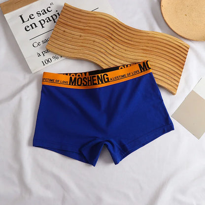 Cotton Women Panties Sexy Sports Underwear Safety Pants Plus Size Boxer Shorts Mid-Rise Boyshorts Intimates Girls Solid Briefs