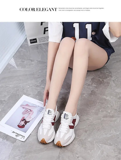 Women Sneakers 2025 New Spring Autumn Brand Luxury Vulcanize Shoes Casual Footwear Zapatillas Mujer Light Flat Breathable Shoes