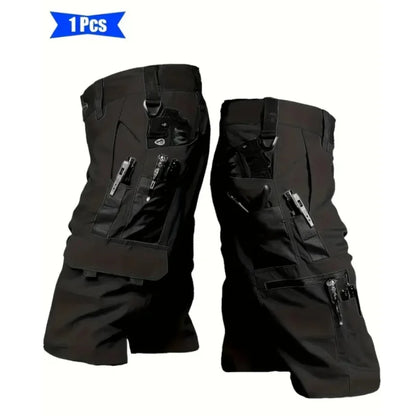 Men's Outdoor Hiking Workwear Shorts Tactical Shorts Multifunctional Pockets Suitable for Hiking Mountaineering Fishing Cycling