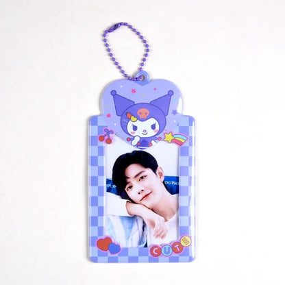 Sanrios Card Bag Cute Anime Figure Cinnamoroll Kuromi Id Bus Card Storage Case Holder Melody Pochacco Students Card Sleeve Gift