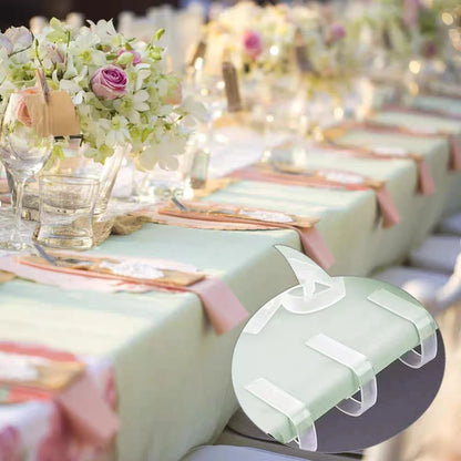 12PCS Plastic Tablecloth Tables Useful Clips Holder Cloth Clamps Party Picnic Wedding Prom Multi-function Tablecloth Clip
