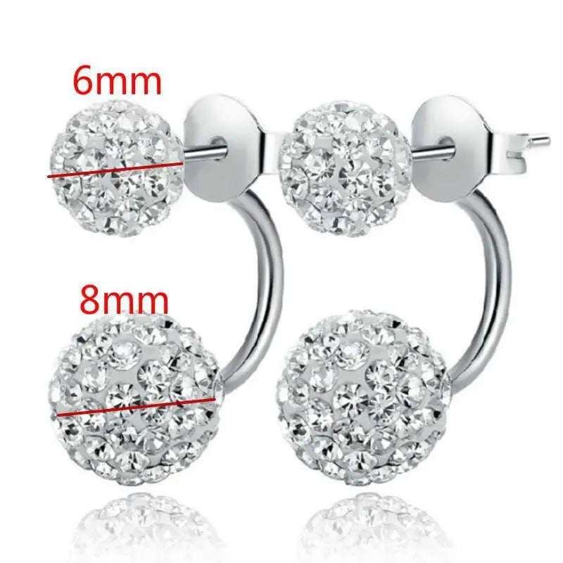 Natural Stone Stud Earrings For Women Silver Color Plated Earing Oorbellen Earings brinco Jewelry Gift earring Wholesale 2025