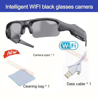 1080P HDビデオレコーダー WIFIアプリ対応 アウトドアスポーツDVカメラ、スマートグラス、広角170°カメラ、スポーツカメラ、ライディング、スキー用