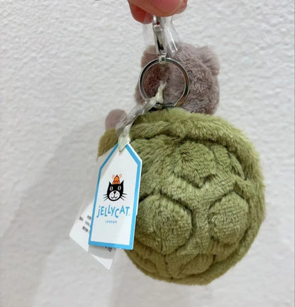 jellycat Mr. Timmy Turtle ペンダント バッグ バッグチャーム 人形 キーチェーン ぬいぐるみ タートル おもちゃ 女の子 かわいい ギフト 赤ちゃん 癒し アクセサリー おもちゃ