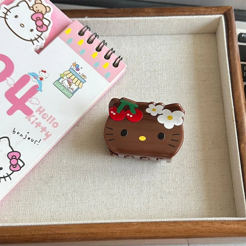 Kawaii Kitty Barrette Cute Sweet Cat Fragmented Hair Shark Clip Anime Cartoon Women Girls Hairpin Headwear Accessories Gifts
