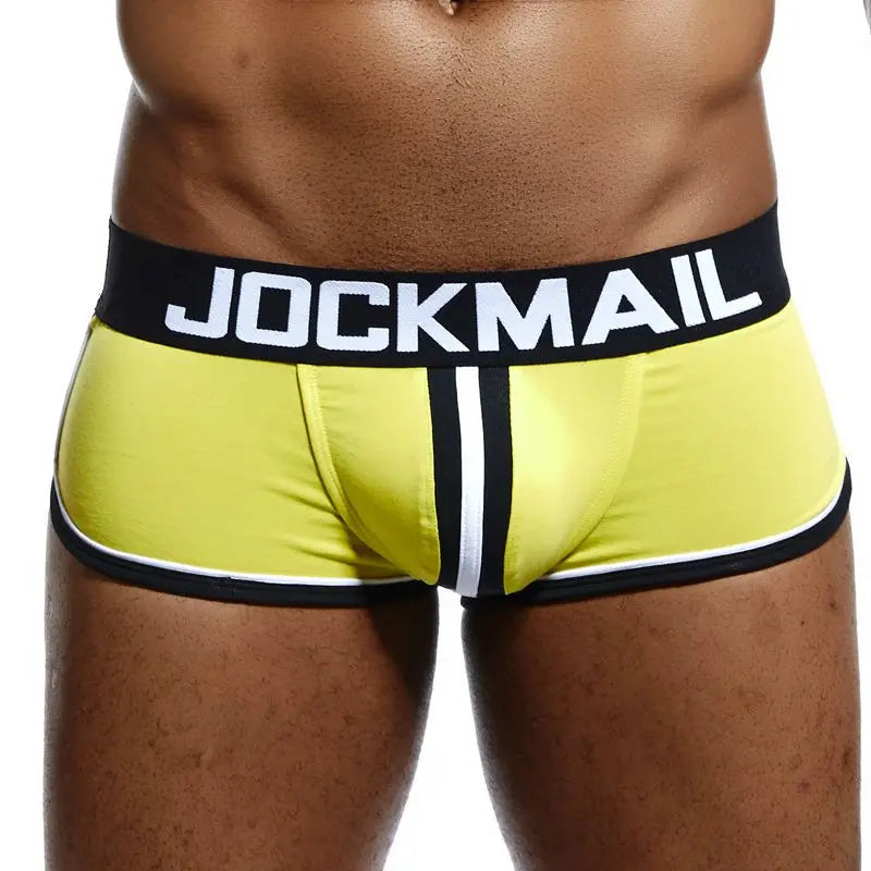 Men's Panties Jockstraps Men Underwear Gay Thong Man Boxer Shorts Underpants Slip Sexy Cotton Pouch Cuecas Gay Thongs G String
