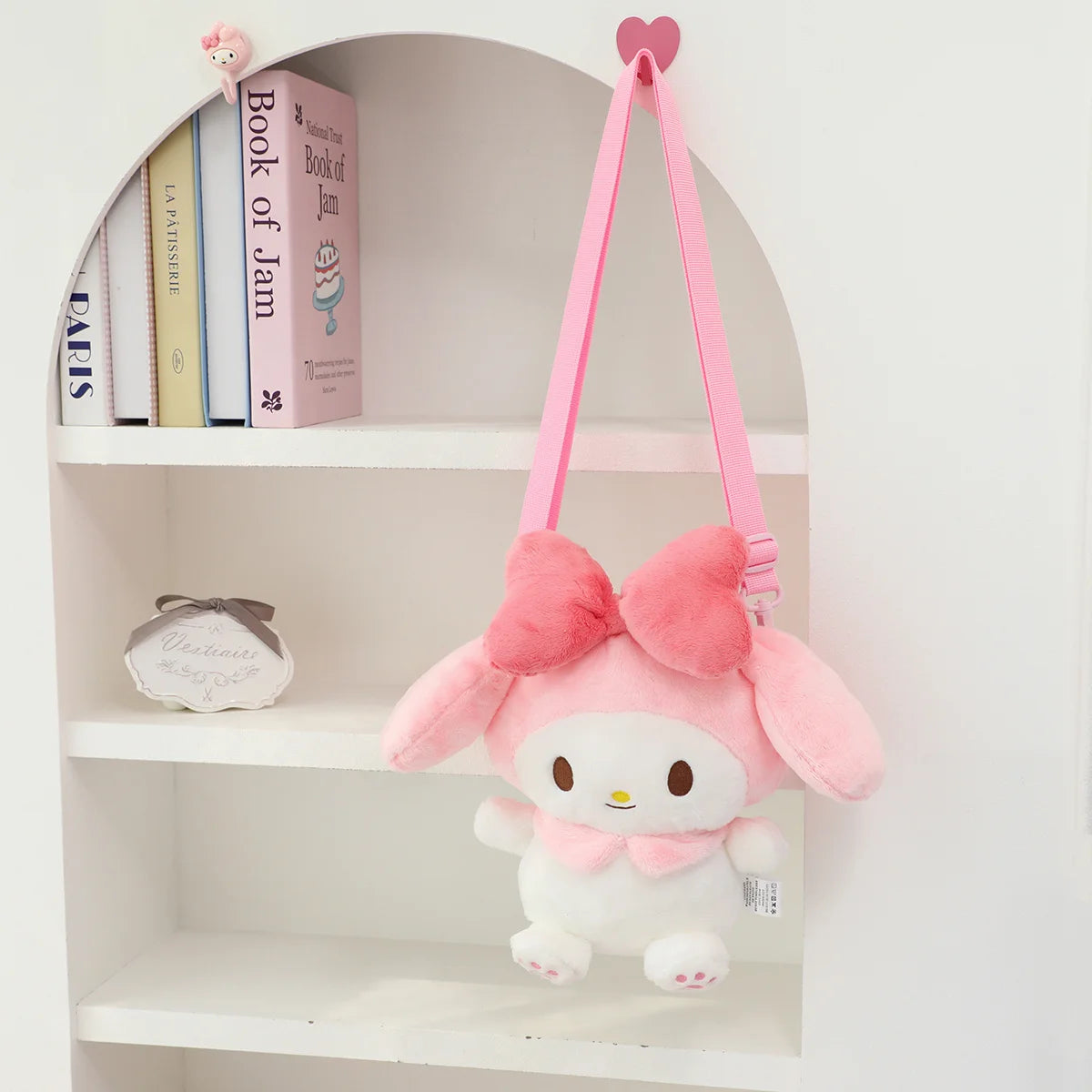 Cute Sanrio Shoulder Bag My Melody Kuromi Cinnamoroll Plush Bag Messenger Bag Girl Women Hello Kitty Travel Bag Anime Bag Gift