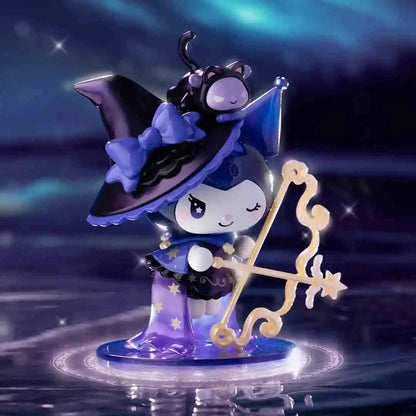 Anime Sanrio Character Starry Night Party Magician Series Blind Box My Melody Kuromi Hellokitty Piano Cute Toy Doll Gift