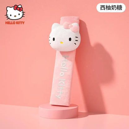 Sanrio Car Child Safety Belts, Seat Shoulder Pads, Anchors, Seat Belt Protectors, Anti-Pinch Neck Hello Kitty Car Accessories