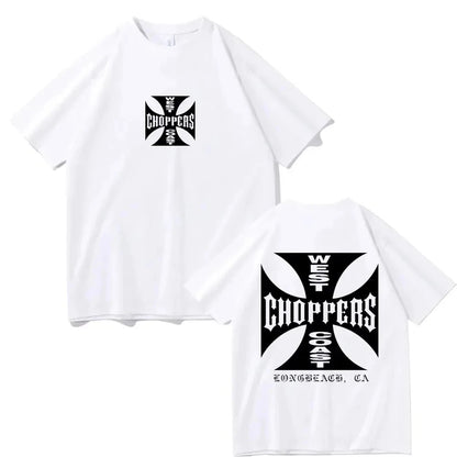 Summer Fashion T Shirt Women Men West Coast Choppers Print T-Shirt Casual Short Sleeve O-Neck Tshirt Vintage Clothing Tee