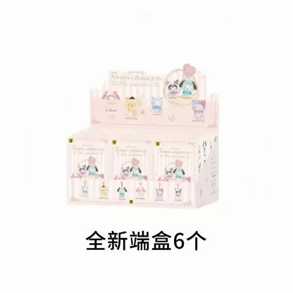 Genuine Play With Kittens Series Blind Box Hellokitty Kuromi Melody Mystery Box Anime Figure Pendant Collection Kid Custom Gift