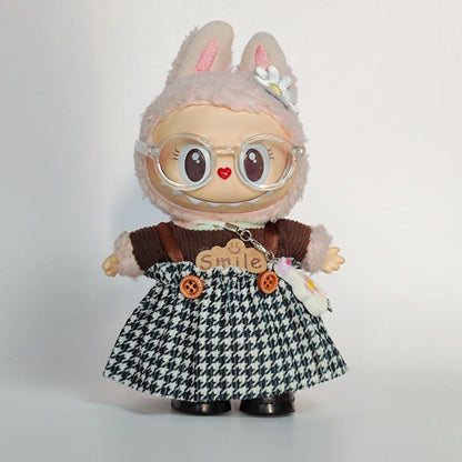 Labubu 1st & 2nd Gen Outfit - 17cm Sitting Vinyl Figure Clothes | Casual Style | Pop Mart Collectible