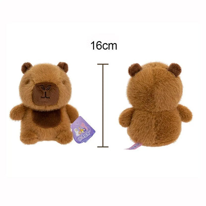 Kawaii 16cm Plush Companion Doll Plush Capybara Stuffed Animal Pillow Elephant Bear Animal Plush Toy Sleeping Gift