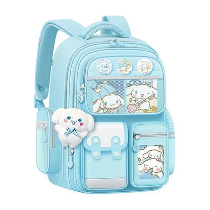 Cartoon kuromi My melody Cinnamoroll kawaii children's schoolbag student burden-reducing large-capacity backpack school supplies
