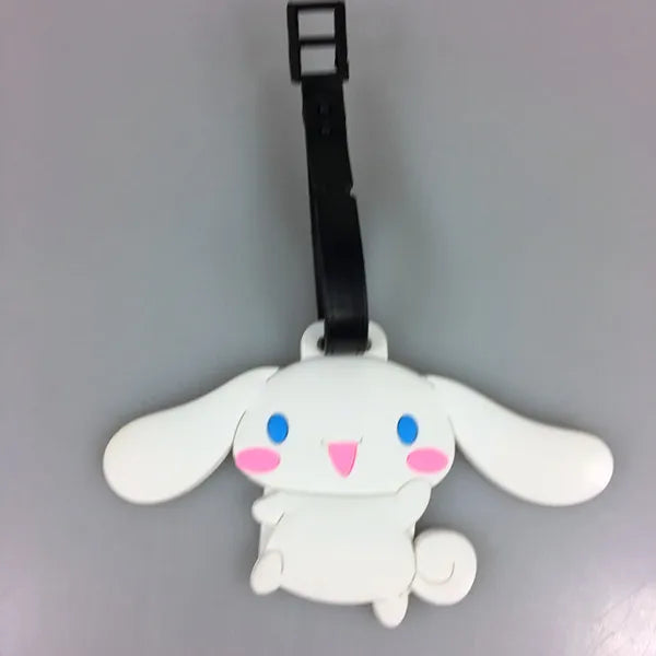 サンリオ クローミ マイメロディ 旅行用アクセサリータグ シリカゲル製 スーツケースID住所ホルダー 荷物タグ 携帯用ラベル