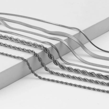 Stainless Steel Link Chain Anklet Silver Color For Women Beach Foot Leg Chain Ankle Bracelets Jewelry Gift 23.5cm long, 1 Piece