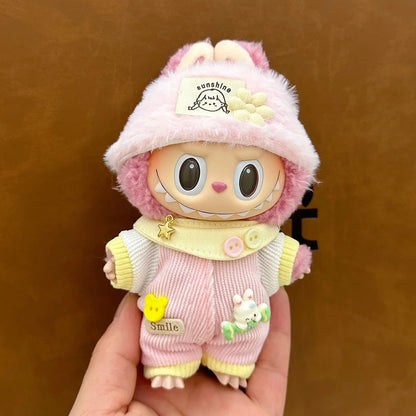 Labubu V2 V1用かわいいドール服セット パーティードレス 小悪魔コスチューム ギフトアクセサリー