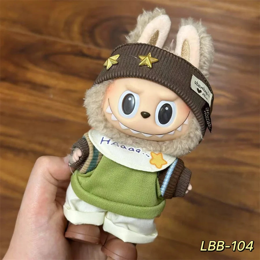 V1 V2 V3 NEW ミニドール服セット アクセサリー 韓国Kpop Exo 17cm Labubu アイドル クール ハンサム 衣装 ギフト