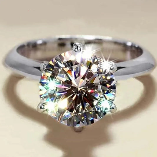 GRA認定モアサナイトリング VVS1ラボダイヤモンド ソリティアリング レディース 婚約 約束 結婚指輪 ジュエリー