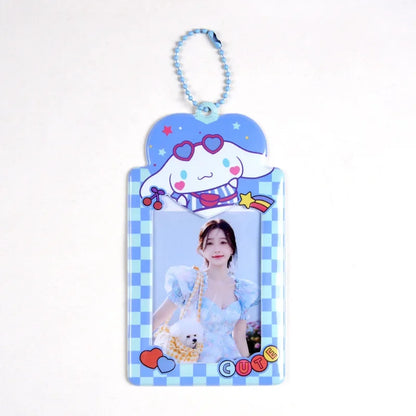 Sanrios Card Bag Cute Anime Figure Cinnamoroll Kuromi Id Bus Card Storage Case Holder Melody Pochacco Students Card Sleeve Gift