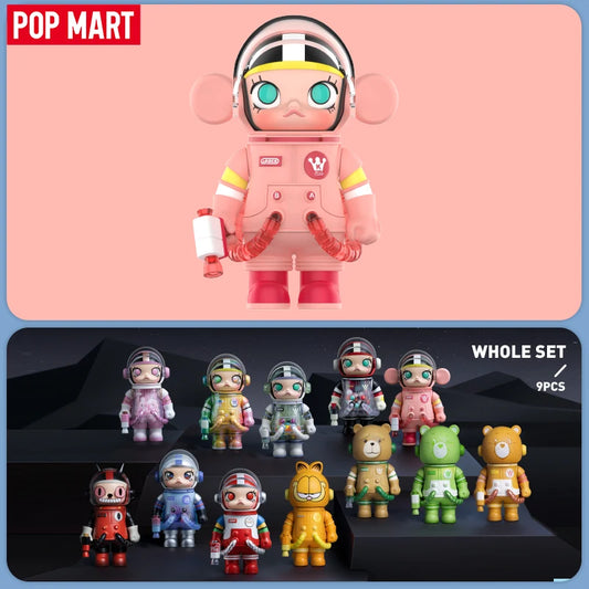 【 Japan Exclusive】POP MART MEGA SPACE MOLLY 100% SERIES 3 Mystery Box 1PC/9PCS POPMART Blind Box Action Figure Cute Toy