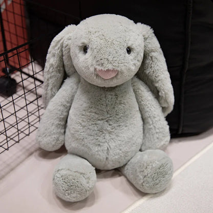 かわいい長い耳のウサギのぬいぐるみぬいぐるみバニー人形赤ちゃんの睡眠仲間ぬいぐるみ人形子供へのギフト