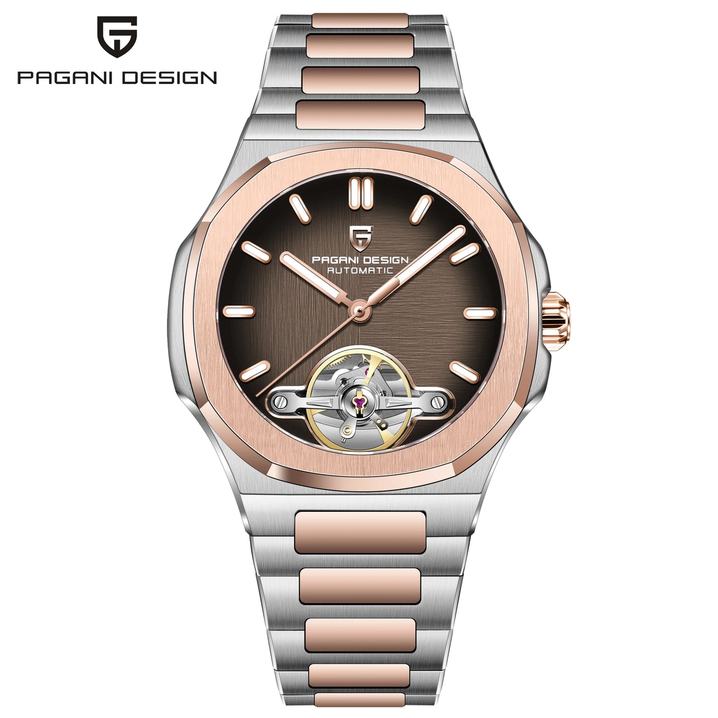 PAGANI DESIGN Men's Watch Luxury Mechanical Watches For Man Tourbillon Automatic Wristwatch Sapphire Mirror Clock Man Sport Gift