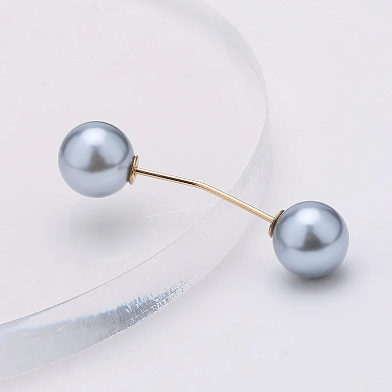Lapel Pin Women Simulated-Pearl Pendant Pins Crystal Rhinestone Brooch For Woman Scarf Buckle Clips Hat Clothes Multipurpose Pin