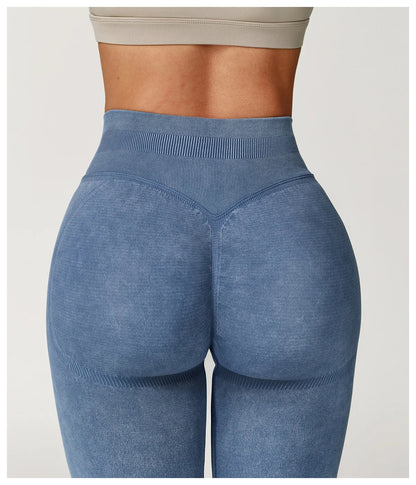 Female Seamless High Waist Gym Running Lounge Pants Yoga Pants Sports Leggings Women's Gym Leggings Butt Liftting Workout Tights