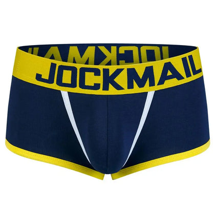 Men's Panties Jockstraps Men Underwear Gay Thong Man Boxer Shorts Underpants Slip Sexy Cotton Pouch Cuecas Gay Thongs G String
