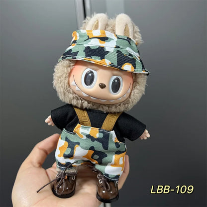 V1 V2 V3 NEW ミニドール服セット アクセサリー 韓国Kpop Exo 17cm Labubu アイドル クール ハンサム 衣装 ギフト
