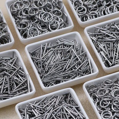 Stainless Steel OT Rings&Toggle Clasps Round Bar For Jewelry Making Necklaces Bracelets Pendants DIY Handmade Accessories