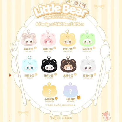 Yooki V9 Teddy Little Bear Series Blind Box Vinyl Dolls Pendant With Fragrance Kawaii Anime Figures Bag Decor Mystery Box Gifts